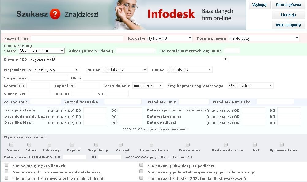Infodesk marketing wyszukiwarka firm