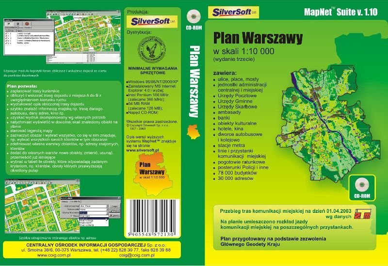 plan Warszawy